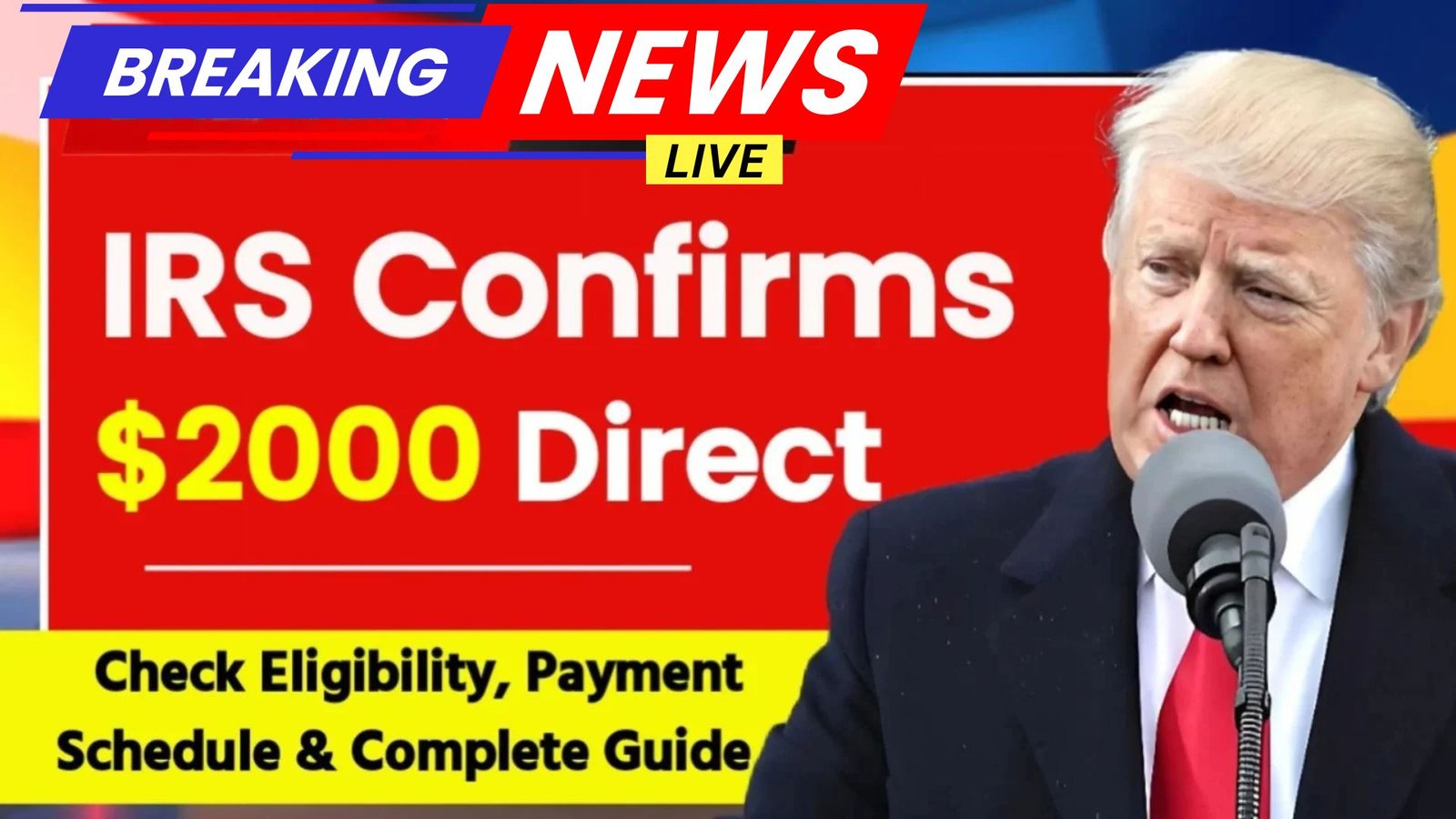 IRS Confirms $2000 Direct Deposit Payments on 25 December 2025 — Check ...