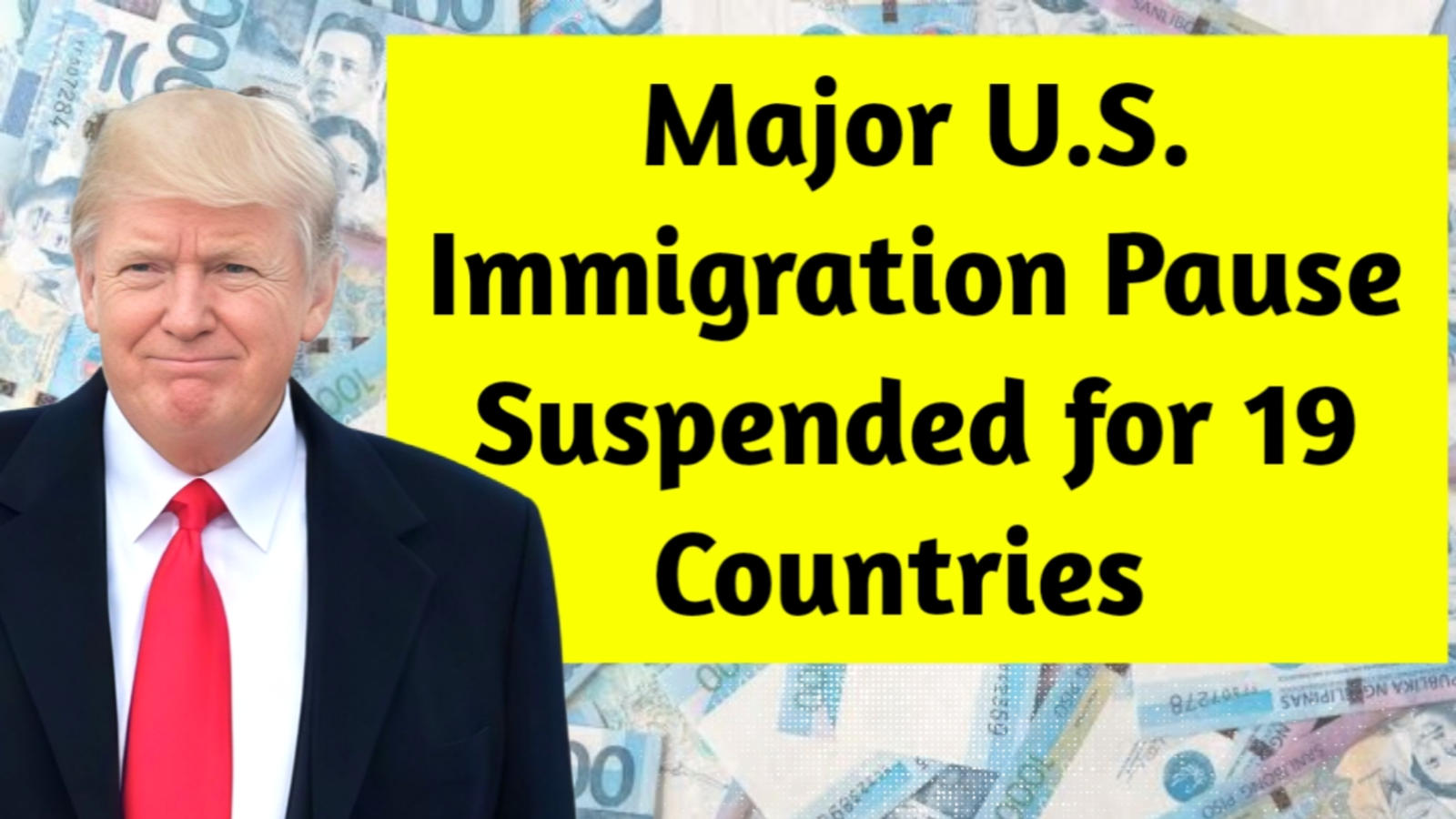 Major Immigration Pause in the U.S